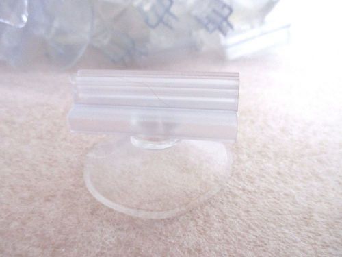 Lot of 36 Clear SUCTION CUP BUSINESS CARD / PLACE CARD HOLDERS