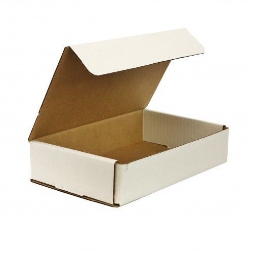 White Corrugated Cardboard Shipping Boxes Mailers 9&#034; x 6&#034; x 2&#034; (Bundle of 50)