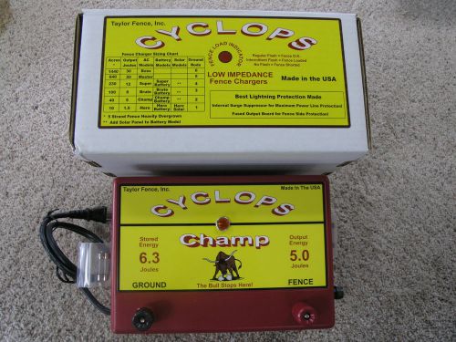 Cyclops A/C Champ Fence Charger 5 joule output
