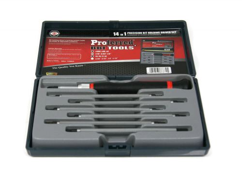 Precision screw interchangeable bit screwdriver tool set - lifetime warranty for sale
