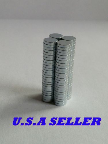 50pcs 5mm x 1mm round disc strong rare earth magnets neodymium n35 u.s shipped for sale