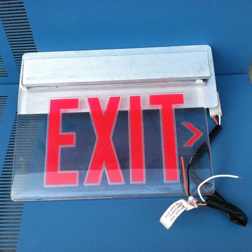 Lithonia Lighting Edge-Lit Emergency Exit Sign LRP1RC120/277, g122