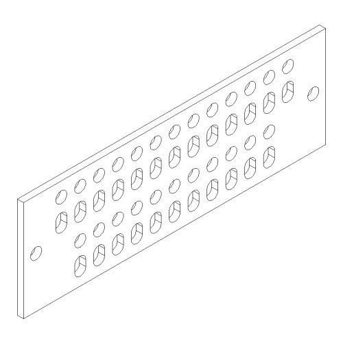 Wireless solutions - ssm - universal groundbar (4&#034;x12&#034;), tinned, no hardware for sale