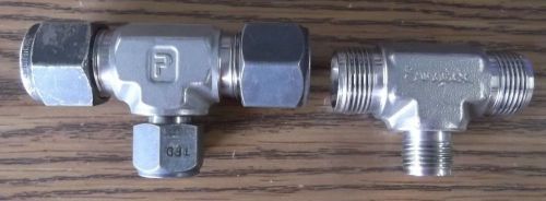 2 1/2 x 3/8 reducing union tees (swagelok cross reference 810-3-6)
