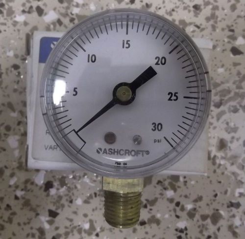 Ashcroft pressure gauge part number 20w1005sh 02l 30# for sale