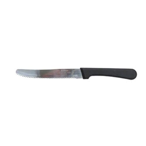 Admiral Craft MS-2000/B Black Steer Deluxe Steak Knife 4-5/8&#034; serrated blade