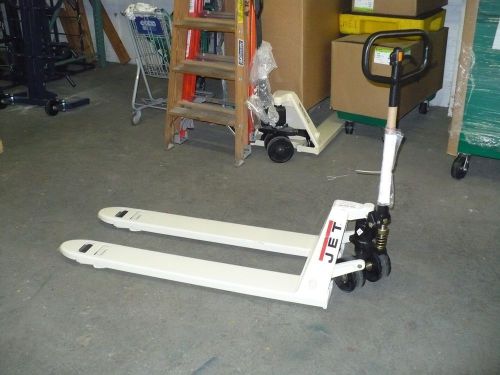 JET PALLET TRUCK 201/2&#034; WIDE 48&#034; FORKS 5000# RATED ( NEW )