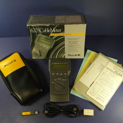 New Fluke 620 LAN Cablemeter, Original Box and Accessories