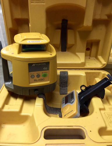 Topcon rl-h3c rotary laser level with ls-80l receiver for sale