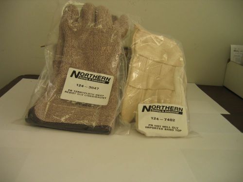 Northern safety &amp; industrial gloves - lot of 2 for sale