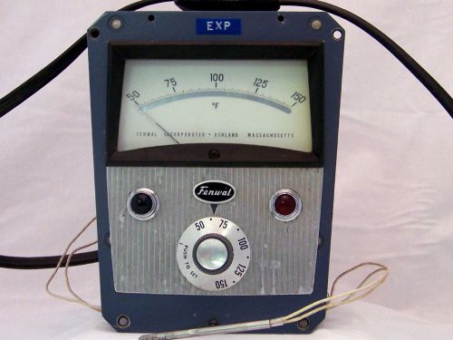 Fenwal Series 561 ANTIQUE Temperature Controller, 50F to 150F WORKS SteamPunk