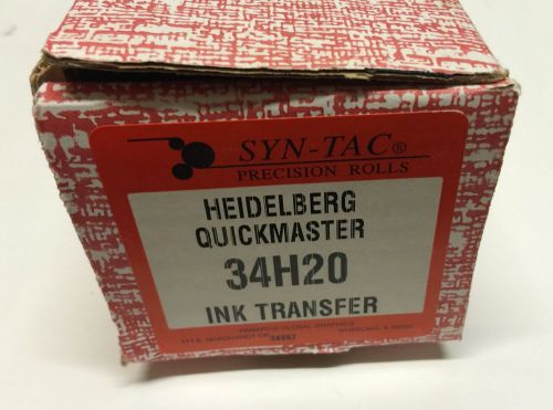 SYN-TAC PRECISION ROLLS 18 15/16&#034; 34H20 INK TRANSFER HEIDELBERG QUICKMASTER QM46