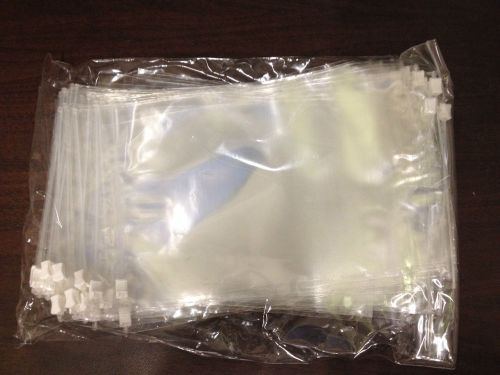 (25) Polypropylene Slider Zipper Bags 6x9 2mil shipping resealable polymer