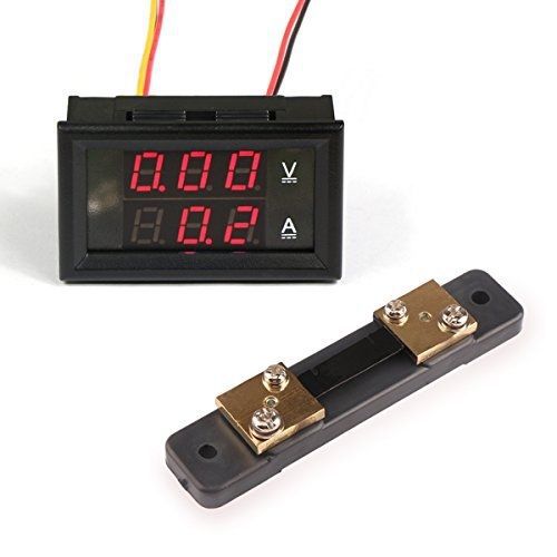 Drok? digital voltage current tester voltmeter ammeter multimeter dc 0-100v/50a for sale