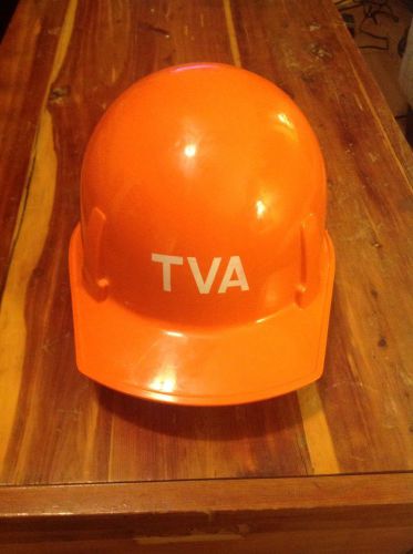 MSA Hard Hat Tennessee Valley Authority TVA Orange Safety Works Made In USA