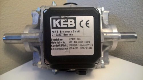 KEB COMBIBOX 07.10.360-4001 24VDC clutch-brake