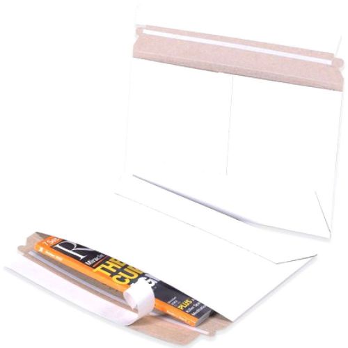 Aviditi RM19SS Side Loading Flat Mailer, 6&#034; Length x 9&#034; Width, White (Case of...