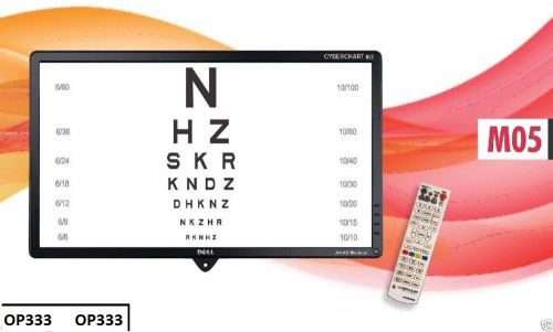 Visual color lcd acuity chart, 18.5&#034; vision acuity digital chart, hls ehs for sale
