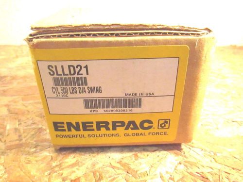 ENERPAC SLLD21 SWING CYLINDER LEFT TURN LOWER FLANGE MOUNT DOUBLE ACTING 500 lbs