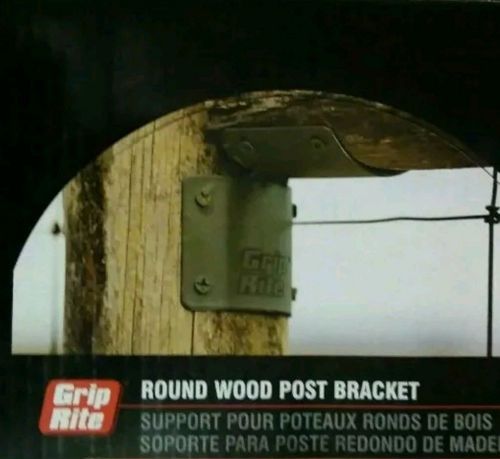 Grip rite round wood post brackets 100 count