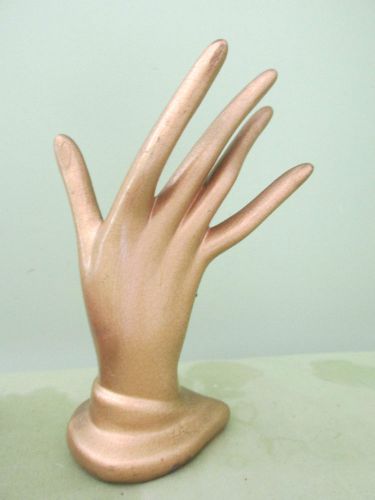 VINTAGE GOLD  MANNIQUIN HAND DISPLAY PIECE