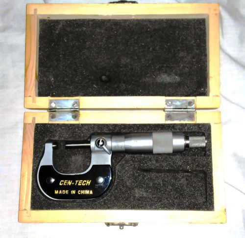 Cen-tech 0-1&#034; micrometer for sale