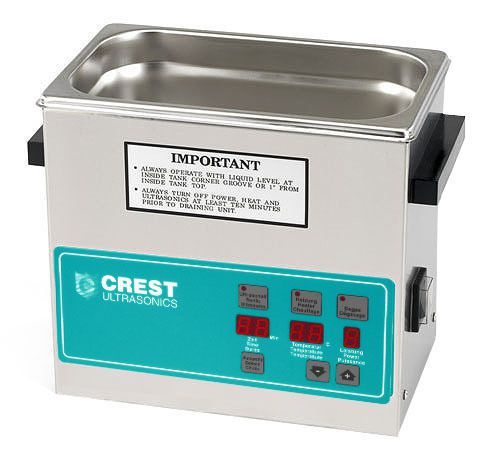 NEW ! CREST CP230D 0.75 Gal Ultrasonic Cleaner, Includes Cover, 220V 50/60Hz