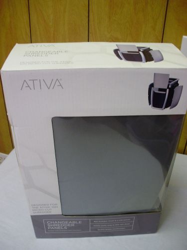 Ativa Changeable Shredder Panels for Ativa 10M Micro-Cut Shredder-Silver