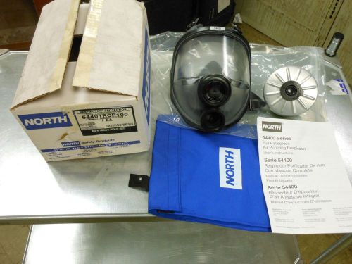 North by honeywell 54001 5400 full face respirator kit, m/l with filter new for sale