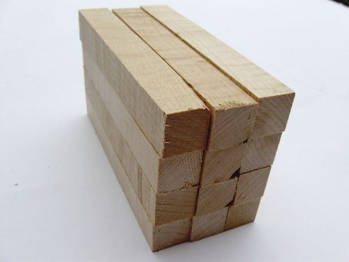 Hard Maple wood pen blanks blank turning squares spindle lathe  - 12 pcs