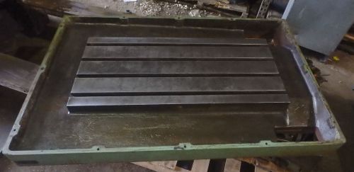 48.75&#034; x 31&#034; x 4&#034;  steel weld t-slotted table cast iron layout plate jig weld for sale