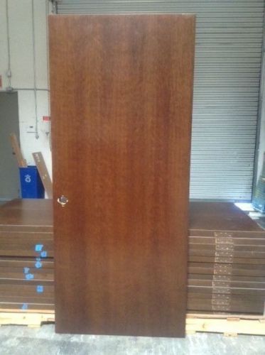 Ps cherry solid core wood doors 3-0x7-0x1-3/4 with walnut finish lot of 15. for sale