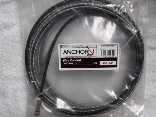 Anchor Wire Conduit Tweco liner 44-116-15  for .052-1/16 wire, 15ft