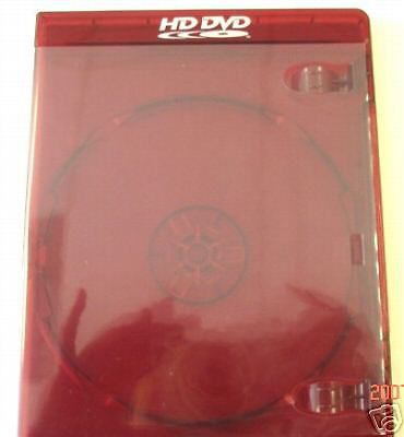 100 RED HD DVD HIGH DEFINITION CD/DVD CASES-BL9