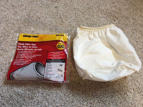 Shop vac cloth filter bag new - opened for sale