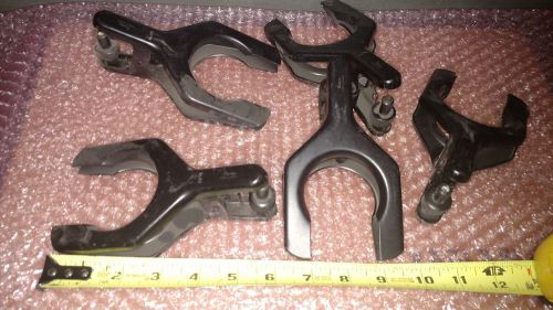 Lot of 5;   No. 65 Thomas Black Laboratory Pinch Clamp  clamps