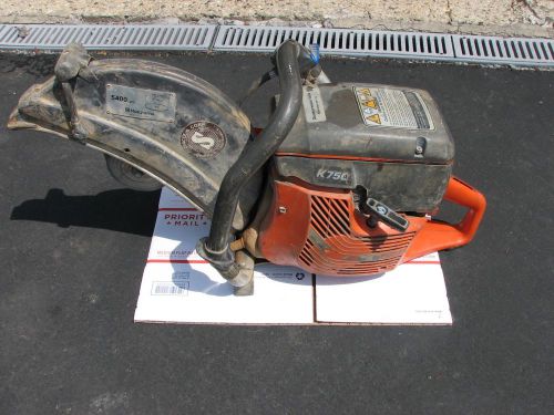 Partner Husqvarna K750 14&#034; Concrete Saw For parts Or Repair Does run!!