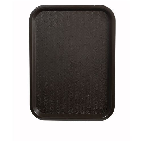 Winco FFT-1418B, 14x18-Inch Brown Plastic Fast Food Tray