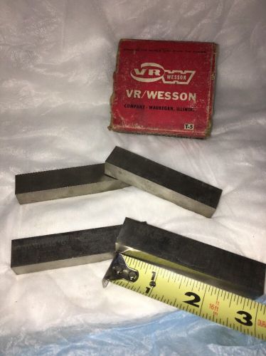 VR/WESSON SQUARE 3/4&#034;X 1/2 &#034;X 3&#034; TANTUNG CUTTING TOOL INSERT&#034;G&#034; 4 PCS ONE PRICE