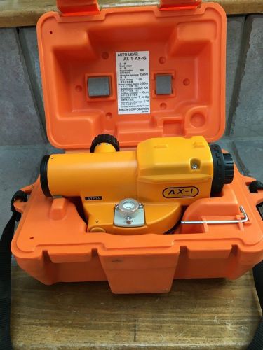Nikon AX-1 Automatic Level Surveyor complete with case &amp; tool
