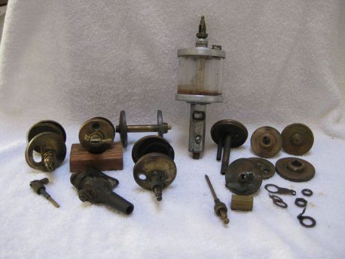 Hit Miss Gas/Steam Engines Lot of Misc Oiler Parts Lunkenheimer Vintage
