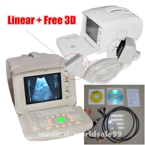 10.1digital ultrasonic ultrasound scanner/machine 7.5-10linear probe 2connectors for sale
