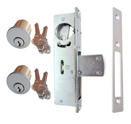 Adams Rite Store Front Door Deadbolt lock With Solid Brass Mortise Cylinders