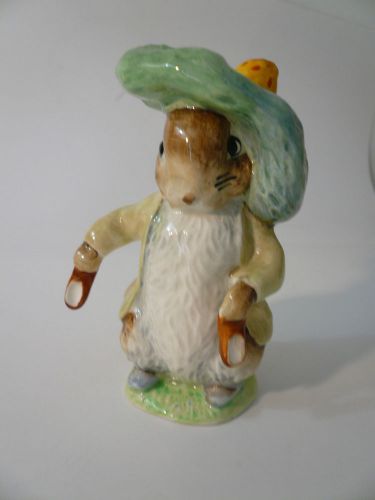 Vintage F Warne &amp; Co Beswick England Beatrix Potter “Benjamin Bunny” Figurine 4&#034;