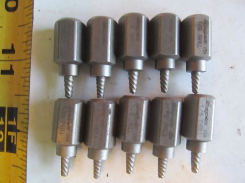 Aircraft tools 10 Snap On 1/8&#034; drill size easy outs