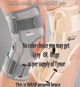 TYNOR Functional Knee Brace Support Hinged Cap Sport ACL Arthrities Size Medium