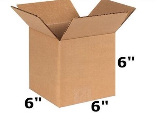 5 6x6x6 Cardboard Shipping Mailing Packing Corrugated Box NEW