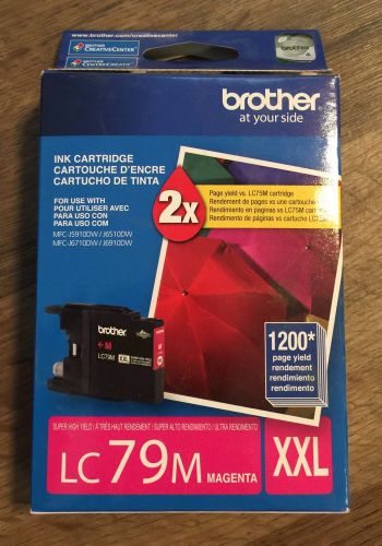 Brother Printer LC79C Super High Yield XXL Magenta Cartridge Ink Retail Package