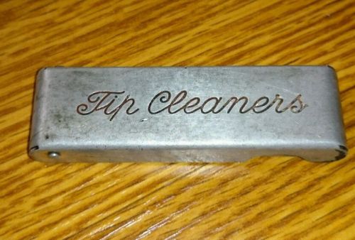 Welding Tip Cleaner Aluminum Case &#034;TIP CLEANERS&#034;