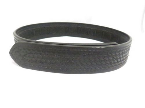 Safariland black leather basket weave duty belt size 32 for sale